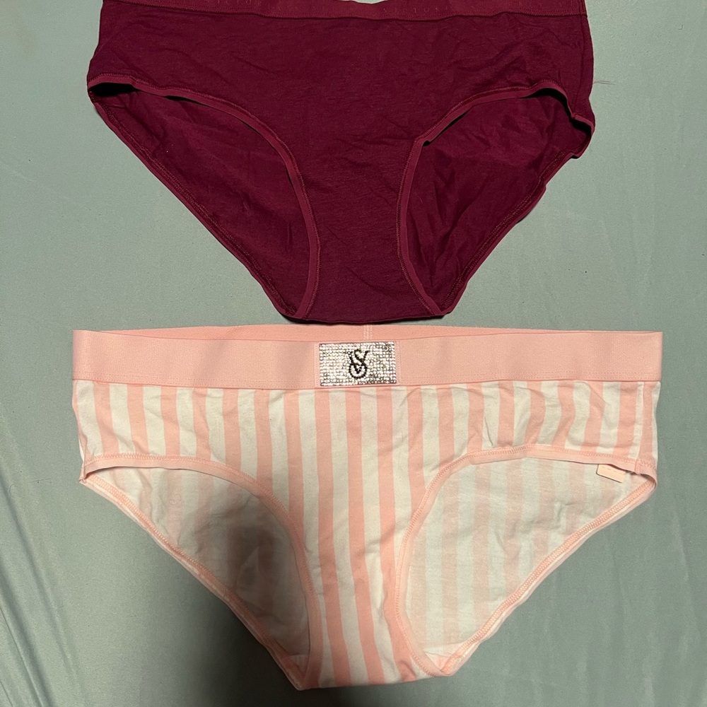 Pink and Burgundy Underwear